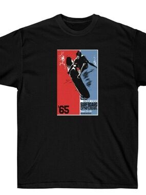 5XL   Retro - 1965 SURF CHANPIONSHIPS  Huntington Beach contest T-shirt